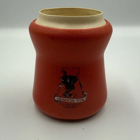 Vintage 1990 Alabama Crimson Tide Hunter Foam Can Cooler Holder‎ Koozie
