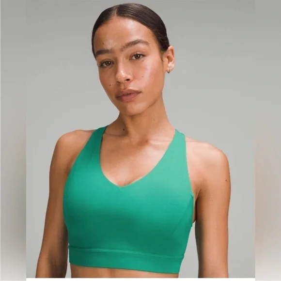 Lululemon Envital Bra‎ B/C Paradise Green Sports Bra