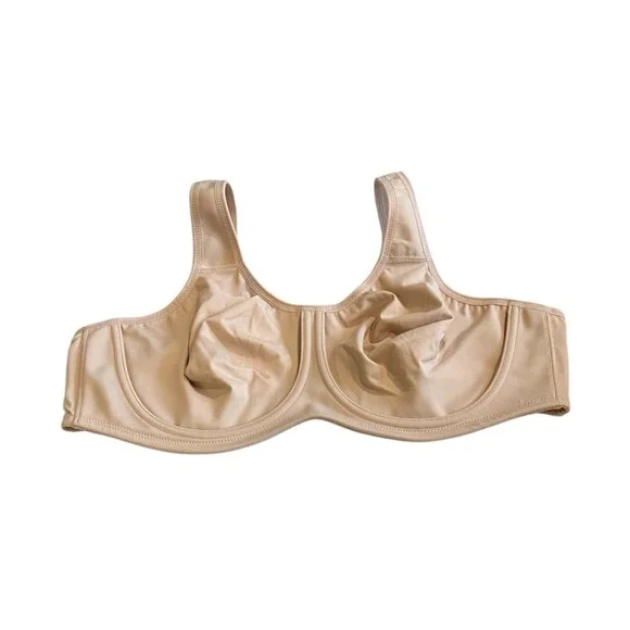 WACOAL 85567 Awareness Seamless Full Coverage Unlined Underwire‎ 40DD Beige Bra