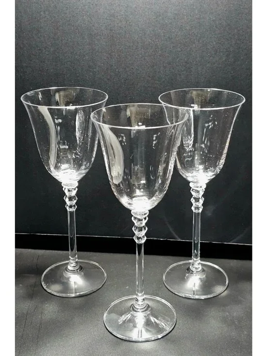 3 Mikasa Sonata Wine Glasses 8