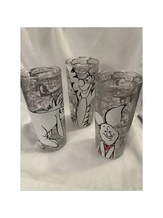 Disney Winnie The Pooh Glasses Eeyore  Tigger  And Piglet “glass”