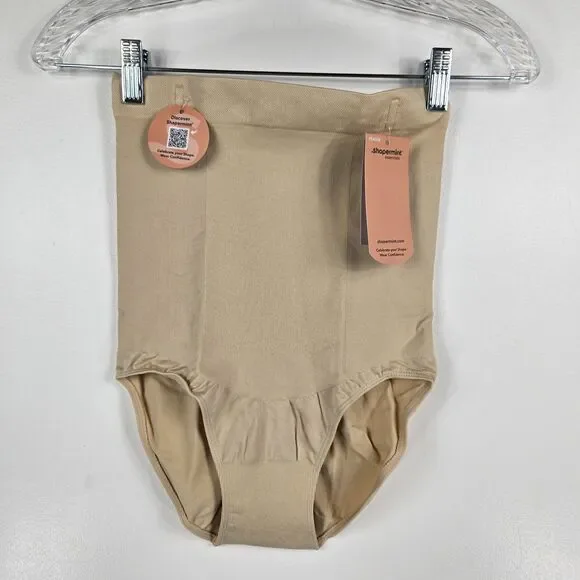 Shapermint #54008 Women's Size XL/2XL Beige High‎ Waisted Shaper Panty NWT