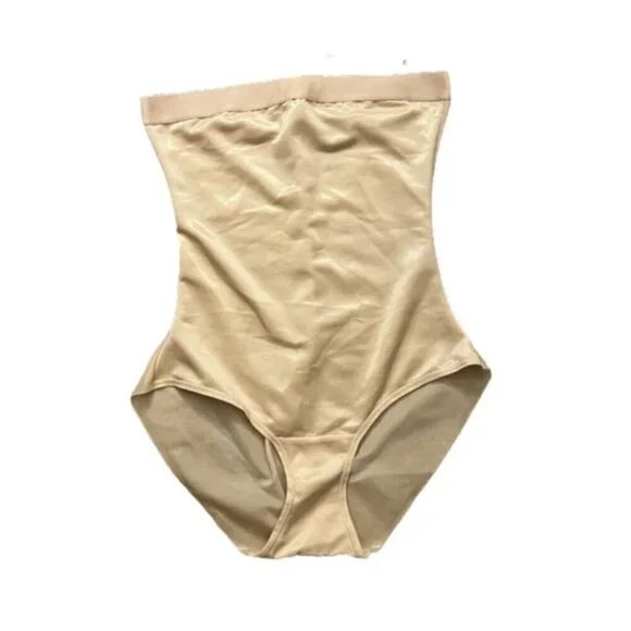 SKIMS XS Barely There High-Waisted Brief Sand Cream NWT