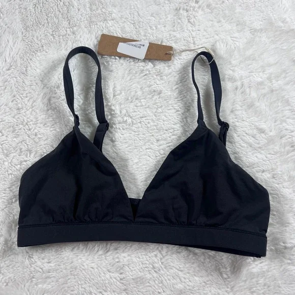 SKIMS Women's Fits Everybody Triangle Bralette Onyx Black Size XS‎ New With Tags