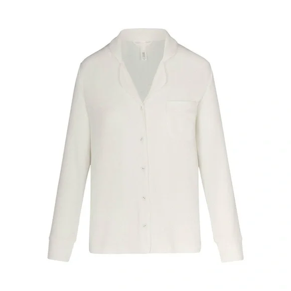 NWOT SKIMS Soft Lounge Sleep Shirt in Marble