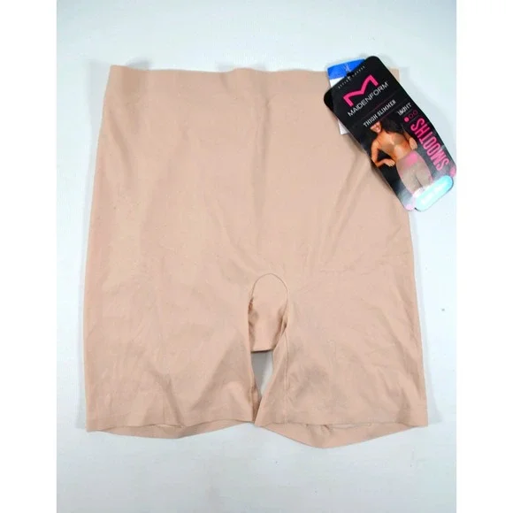 Maidenform Thigh Slimmer Light Womens XL Cool Comfort‎ Tummy Control