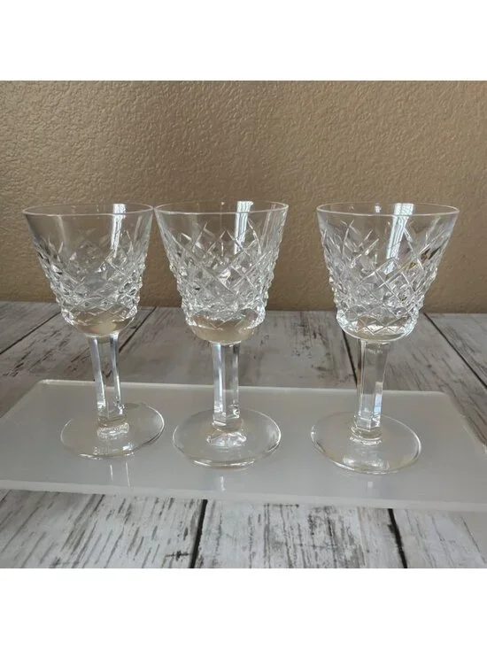 3 X Waterford Crystal ALANA 3 3/8
