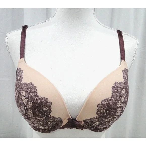 Victoria's Secret Women's Size 34 D Lace Dream Angels Push‎ Up Bra