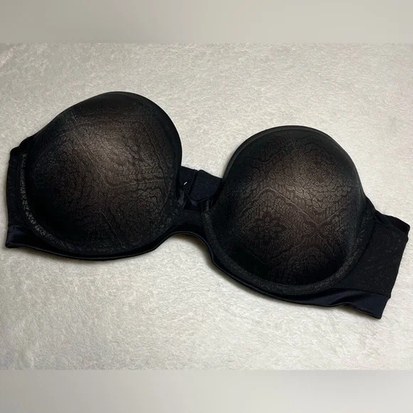 Ambrielle Multiway‎ Strapless Black Women’s Sz 40D