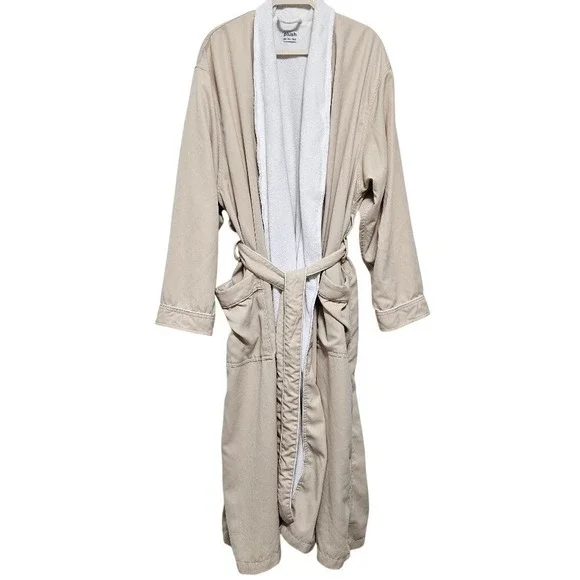 Plush Necessities The Luxe Robe Spa‎ Bath Quiet Luxury Cotton Unisex Brown XXL