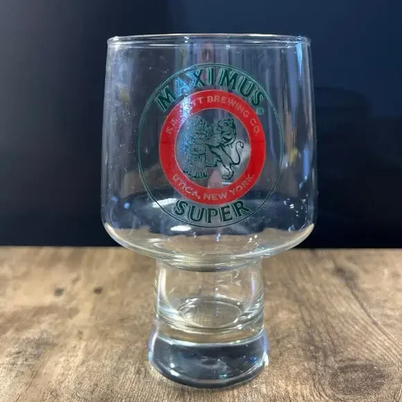 Vintage Maximus Brewing Company Beer Glass