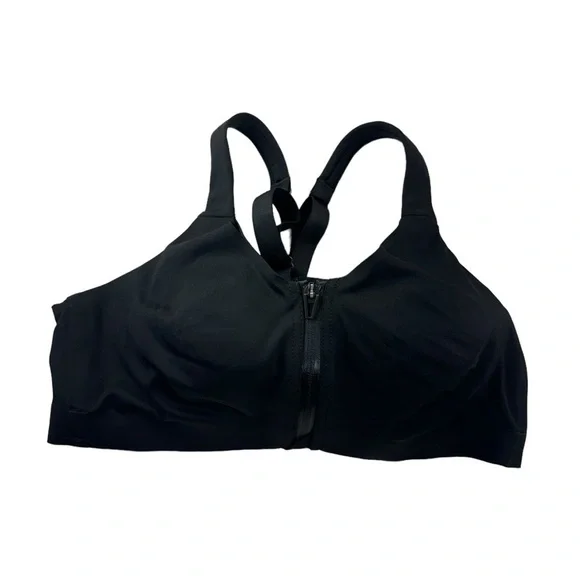 Victoria's Secret Black 34C zip front  Support Sport Bra