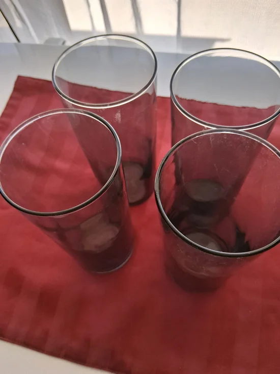 Clear Glass Tumbler Set - 4-Pack