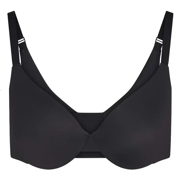 Skims Smoothing‎ Intimates Full Coverage Bra BA-PLG-2610 Onyx, 34C