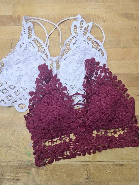 5/$25 Lace 2pc Bralettes Bundle