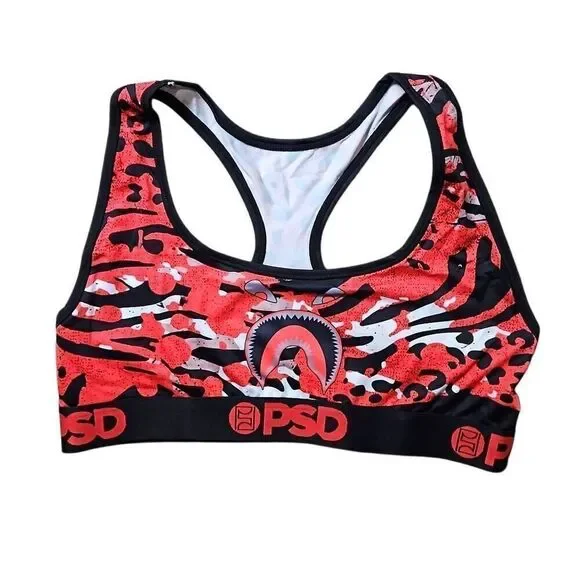 PSD Women's Warface Red Ape  Sports Bra Red Large