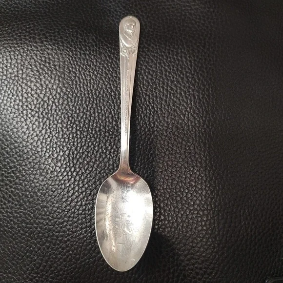 Vtg WM Rogers Silver Plated Souvenir‎ Spoon William McKinley Antique 25th Pres