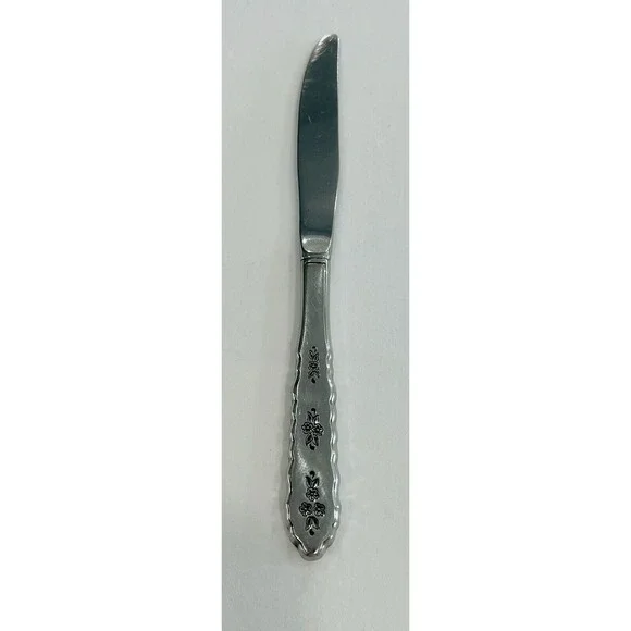 Oneida Knife FLORAL BOUQUET‎ Stainless Distinction Silverware Flatware Vintage