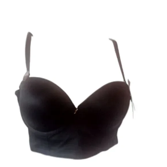 Youmita Black 36B Push Up Bra w/ Multiway Straps NWT