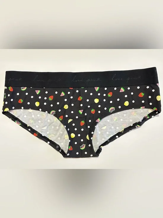 NWT Victorias Secret Hipster Panties Fruit Design Size L