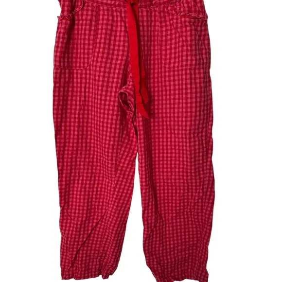 ☑️Victoria's Secret Red Checkered Pajama Pants