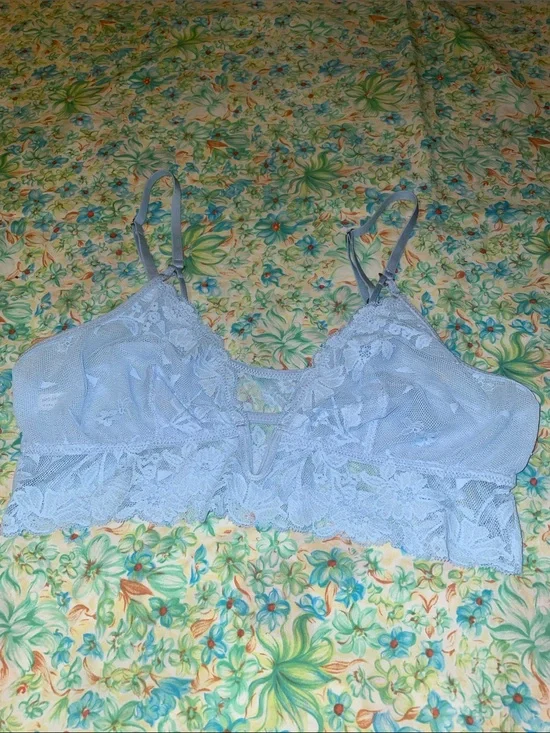 Super sexy blue dainty aerie bra (m)