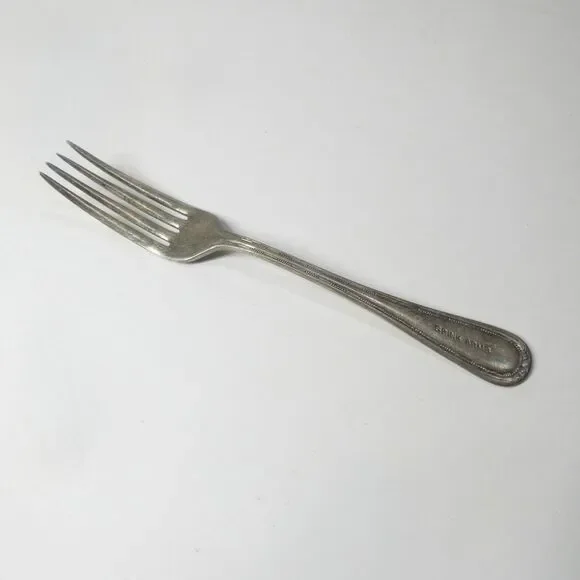 Spink Arms Dinner Fork Vintage Hotel Restaurant Flatware Indianapolis IN