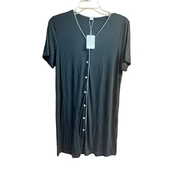 🔥5/20🔥 Swomoa Button down  Nightshirt Sz S NWT