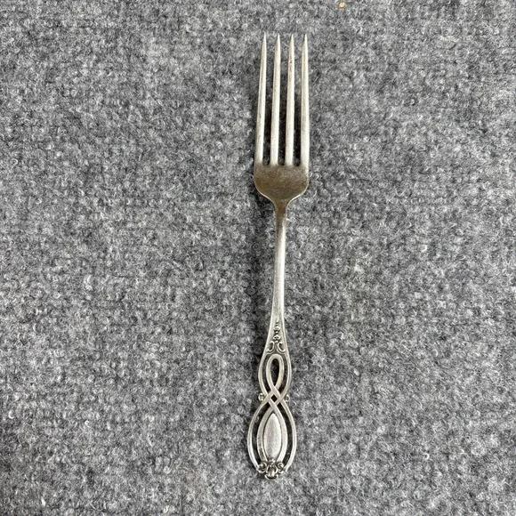 Alvin Chippendale-Old Sterling Silver Dinner Fork 7