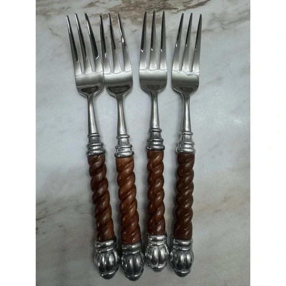 Reed and Barton Bannister‎ Appetizer Forks Set Of 4