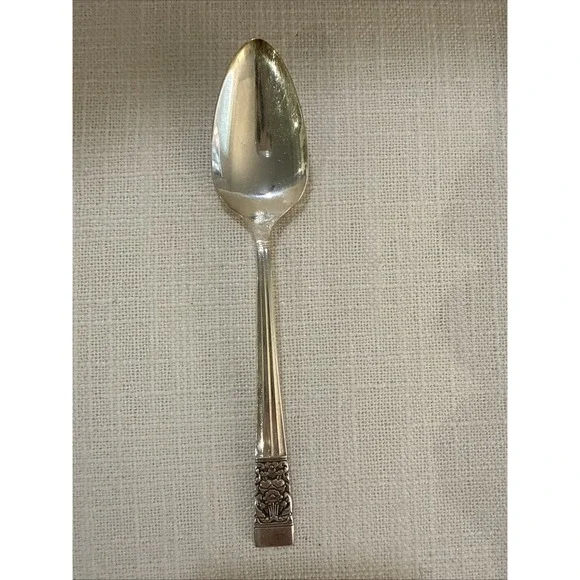 Oneida Community Silver Plate Coronation Dessert Spoon Silverplate EUC‎