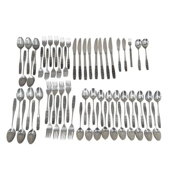 Interpur Japan Stainless Steel INR28 Flatware Silverware Cutlery Set Forks Spoon