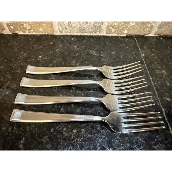 Mikasa Essex Stainless Flatware Set Of 4 Salad Forks