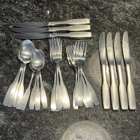 Vintage Oneida Community Paul Revere Stainless Steel Flatware Assorted Lot Of 27