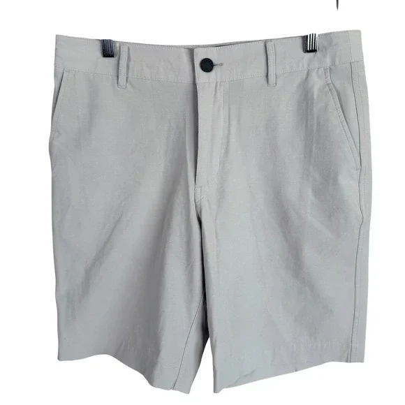 Faherty All Day Shorts Mens 30 Beige Hybrid Recycled Stretch Quick Dry‎ 8 Inseam