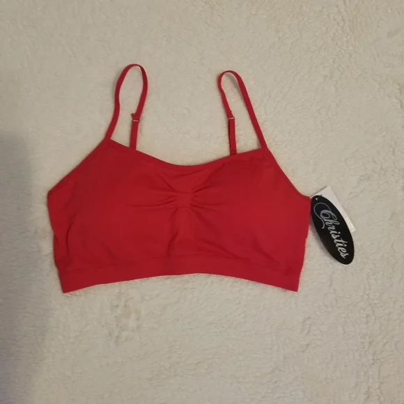 NWT Christie's‎ pink bralette with pads.