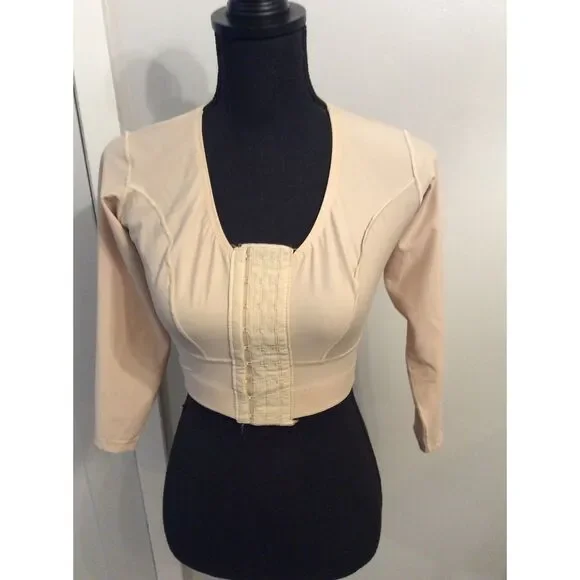 Rainey Compression Essential Post Surgery Care Top Medium Beige Support Bra