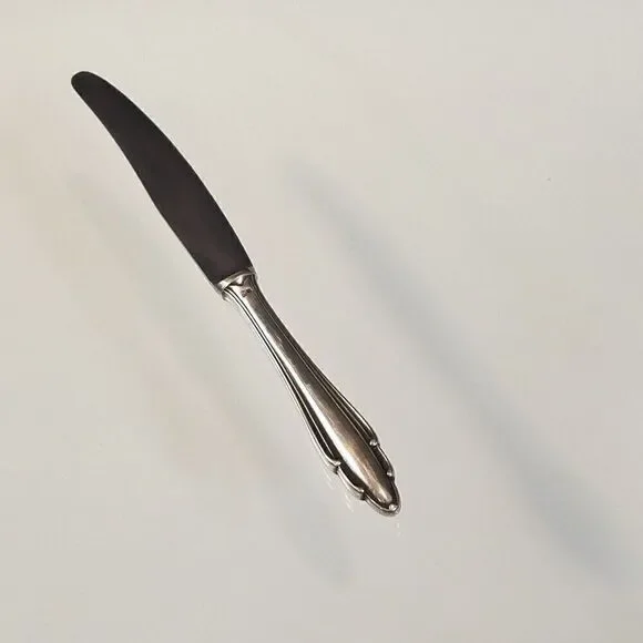 Vintage Gowe Wellner German Sliver Plate Knife Marke GW Gowe 90 18