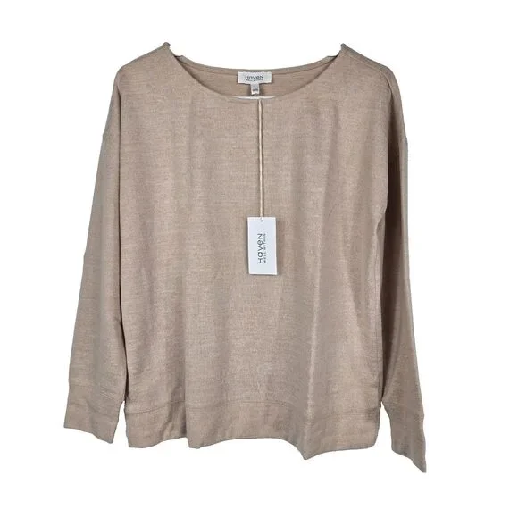 Haven Well Within Women's Size Small Light Pink Lounge‎ Sleep Sweatshirt NWT