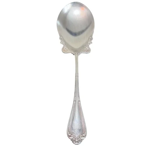 1835 R. Wallace‎ | Silver Plated | Art Nouveau Berain Berry Spoon 'W' Monogram