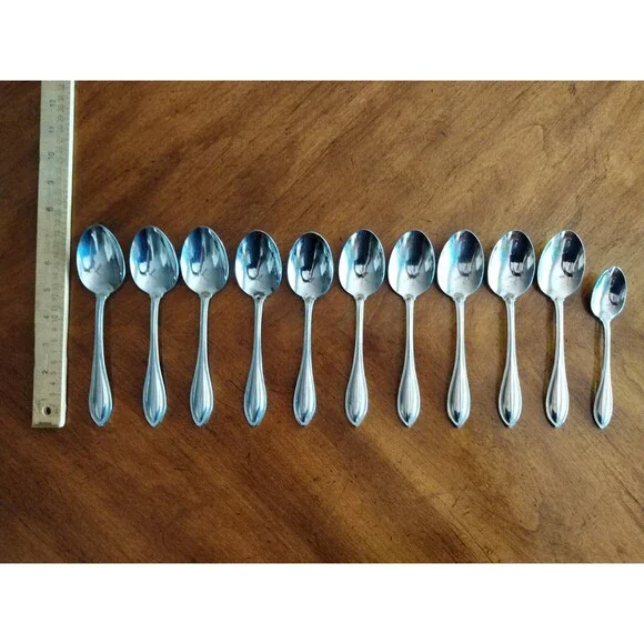 Lot of 10x Oneida AMERICAN HARMONY / ARBOR Table Dinner Spoon 7.3