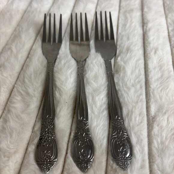 3 Pc Lot Oneida Nordic Crown OHS260 Stainless China Dinner Forks Replacement