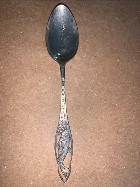 Vintage Sterling Silver Souvenir Spoon Oregon