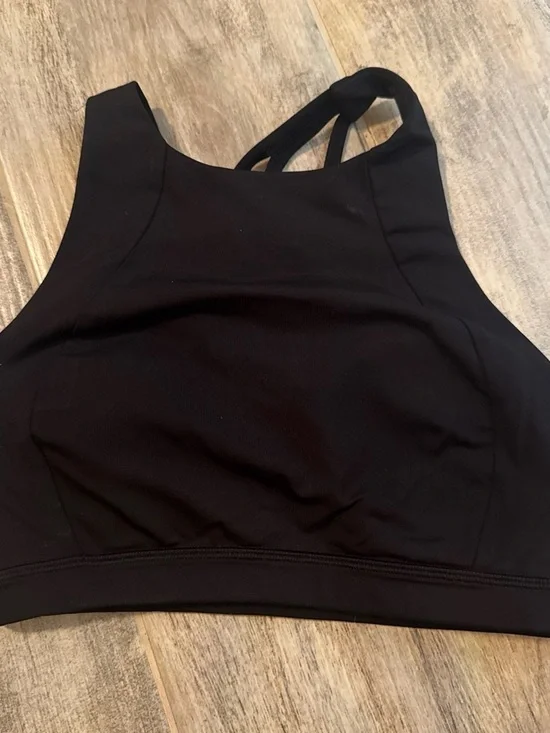 Lululemon Black High-Neck Sports Bra
