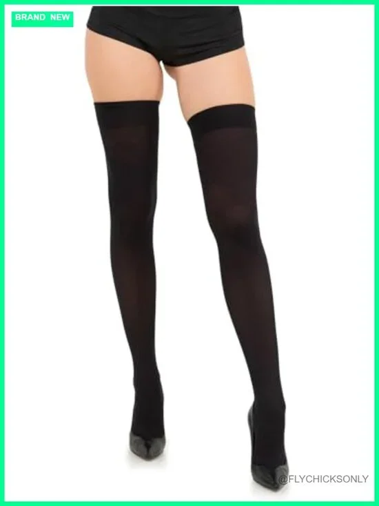 Opaque Thigh High Stockings Sexy Nylon Over the Knee Socks