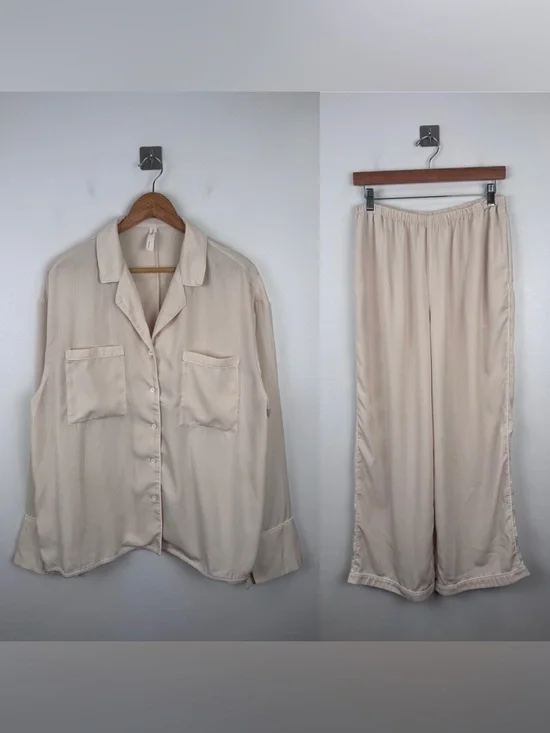Nap Loungewear Women 2 Piece Lounge‎ Pajama Set Size Medium