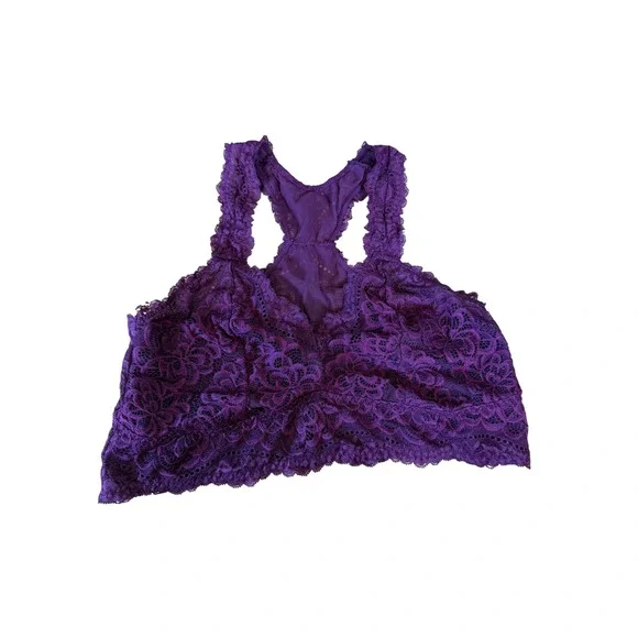 Torrid curve purple lace bralette