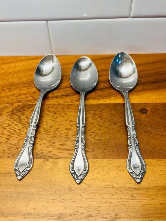 Rogers Co Korea Stainless  AUBERGE 3 Teaspoons