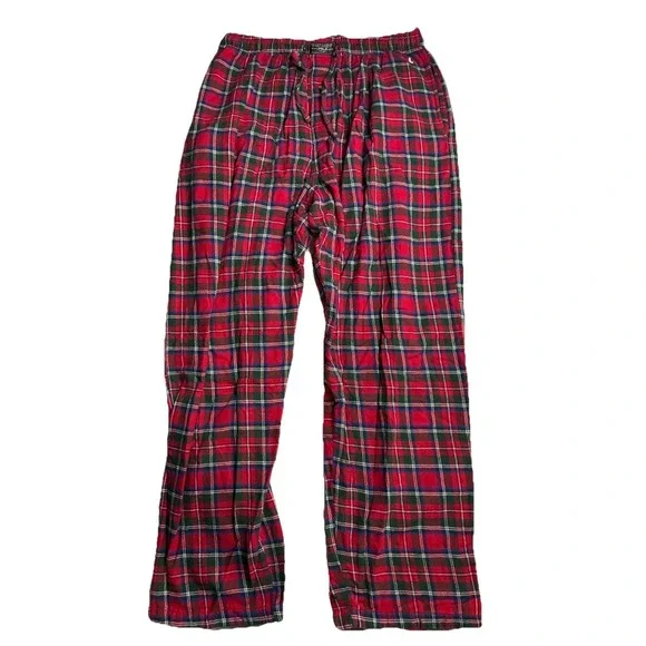 POLO RALPH LAUREN Cotton Flannel PAJAMA PANTS  Plaid  Men's‎ Large EUC