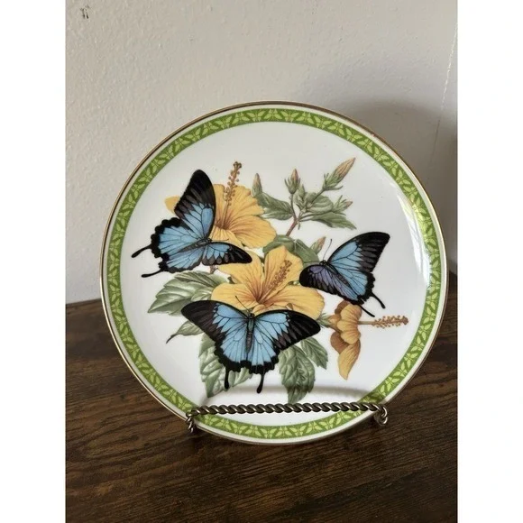Butterflies Of The World Wilkinson Franklin Plate‎ 83' Blue Mountain